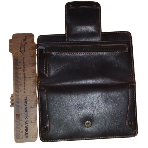 Women's Brown Wallet Small - Picture 2 of 4